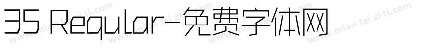 35 Reqular字体转换
